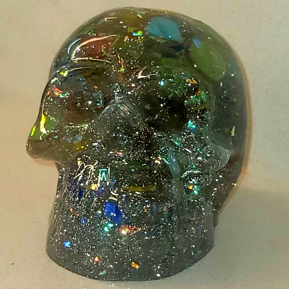 Glitter Skull